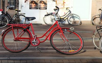 Biking in Amsterdam